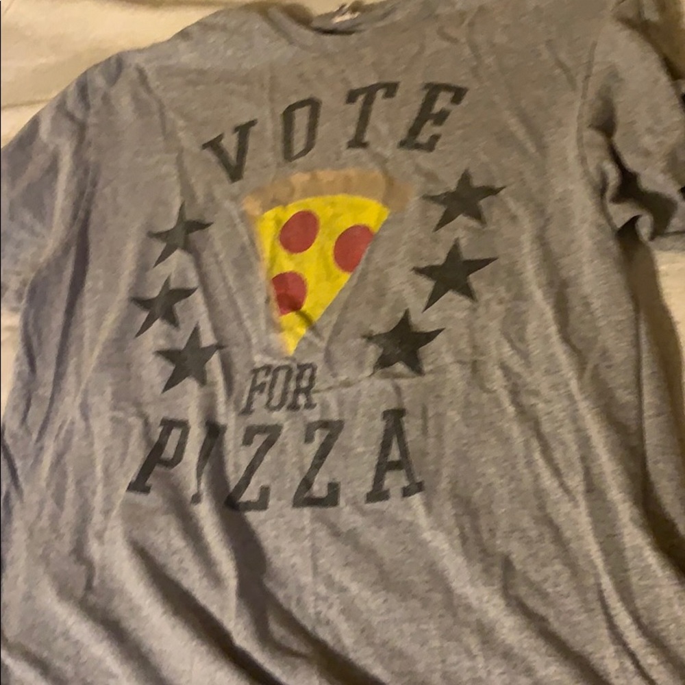 Vote for pizza shirt